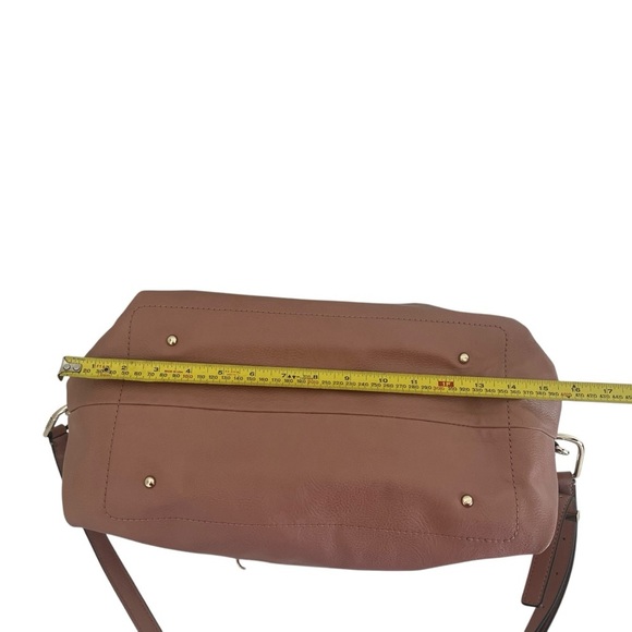 Guess large handbag crossbody NWOT pink mauve women’s purse pockets long strap - Picture 10 of 16